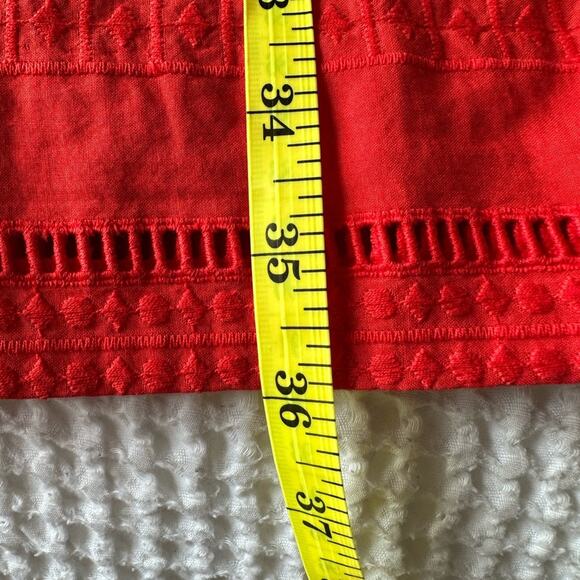 J. Crew Flutter Sleeve Eyelet Shift Dress Sz 14 NWT - Picture 10 of 10